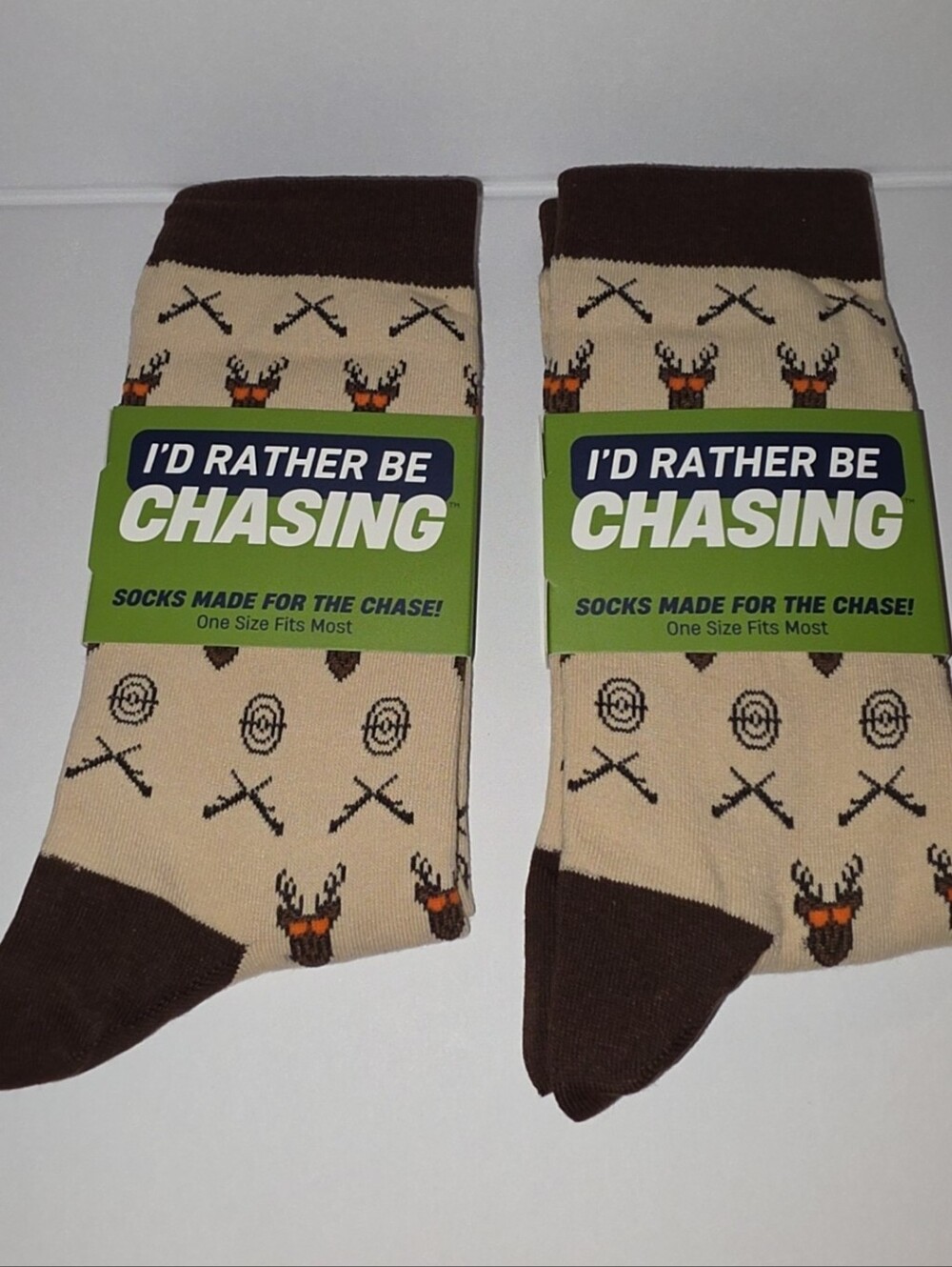 Father’s Day Hunting Socks Gift Set “I’d Rather Be Chasing Deer" Crew Socks 🦌